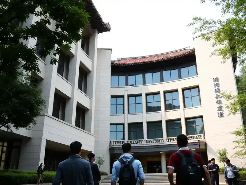 Fudan University campus in Shanghai, China