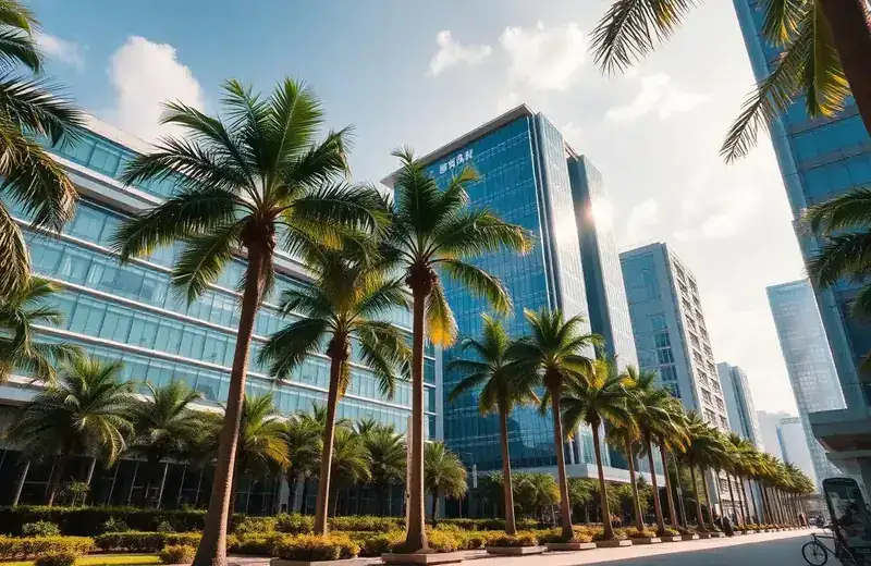 South China University of Technology campus in Guangzhou, China