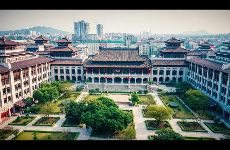 Xi'an Jiaotong University campus in Xi'an, China